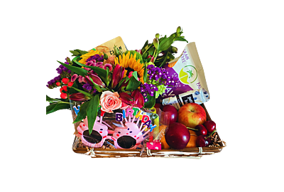 Healthy Birthday Gift Basket