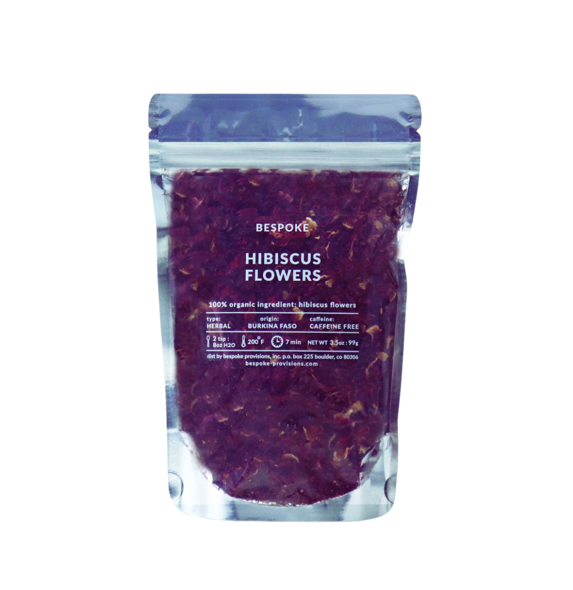 Bespoke Hibiscus Flower Loose Leaf Tea – 3.5 oz