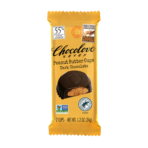 Chocolove almond Butter cups in dark Chocolate LOCAL