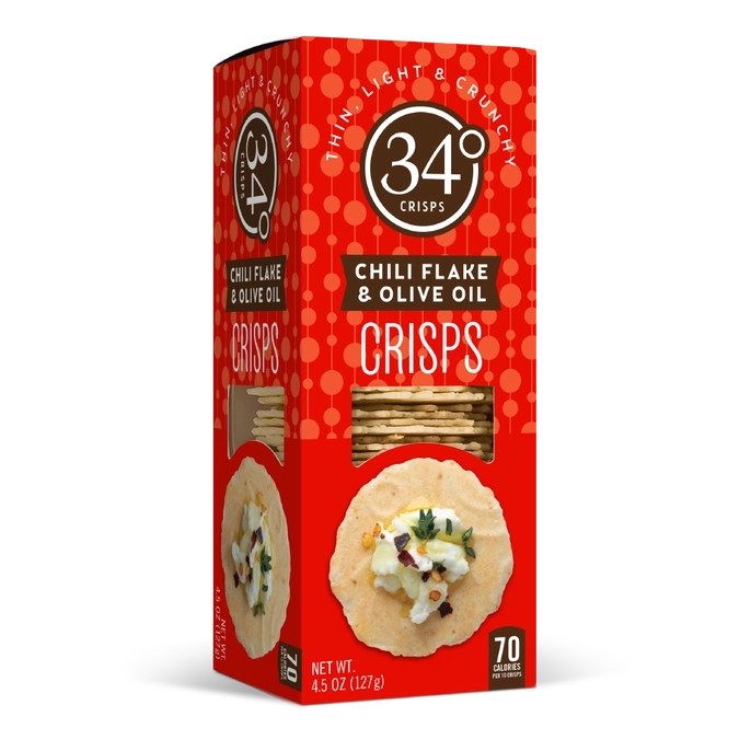 34 degrees Chili Flake & Olive Oil Crisps