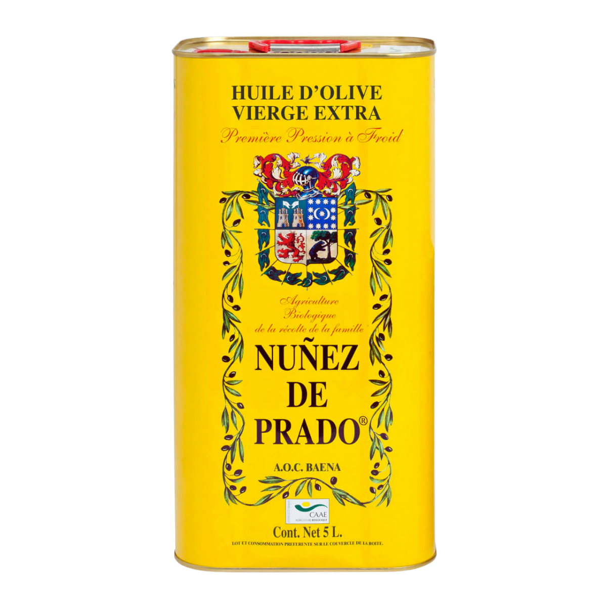 E.V. Nunez Extra Virgin Olive Oil – 5 Liter Tins