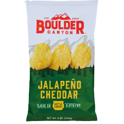 Boulder Canyon Jalapeno Cheddar 1.5 oz or 5 Oz