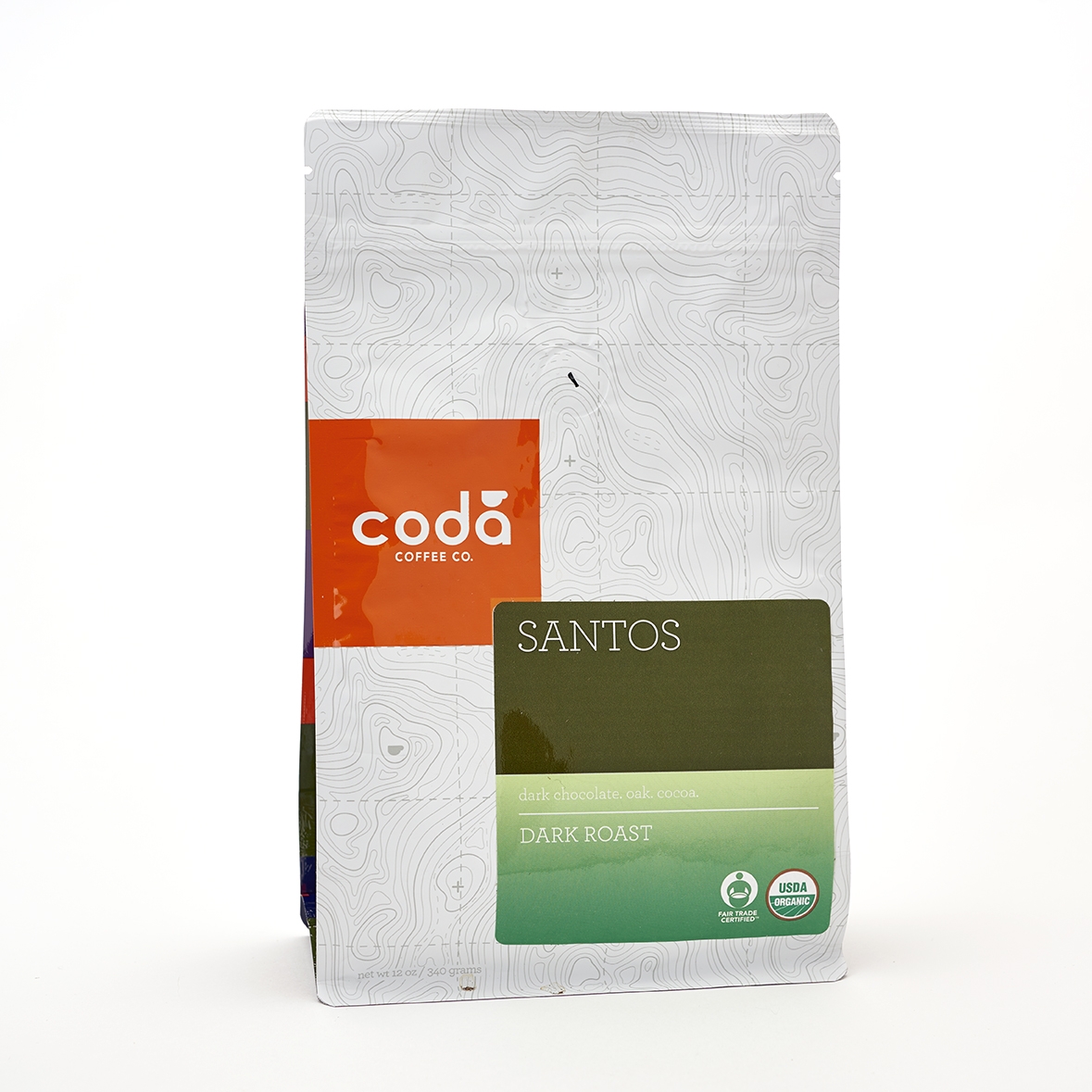 Coda Coffee Santos blend 12 Oz