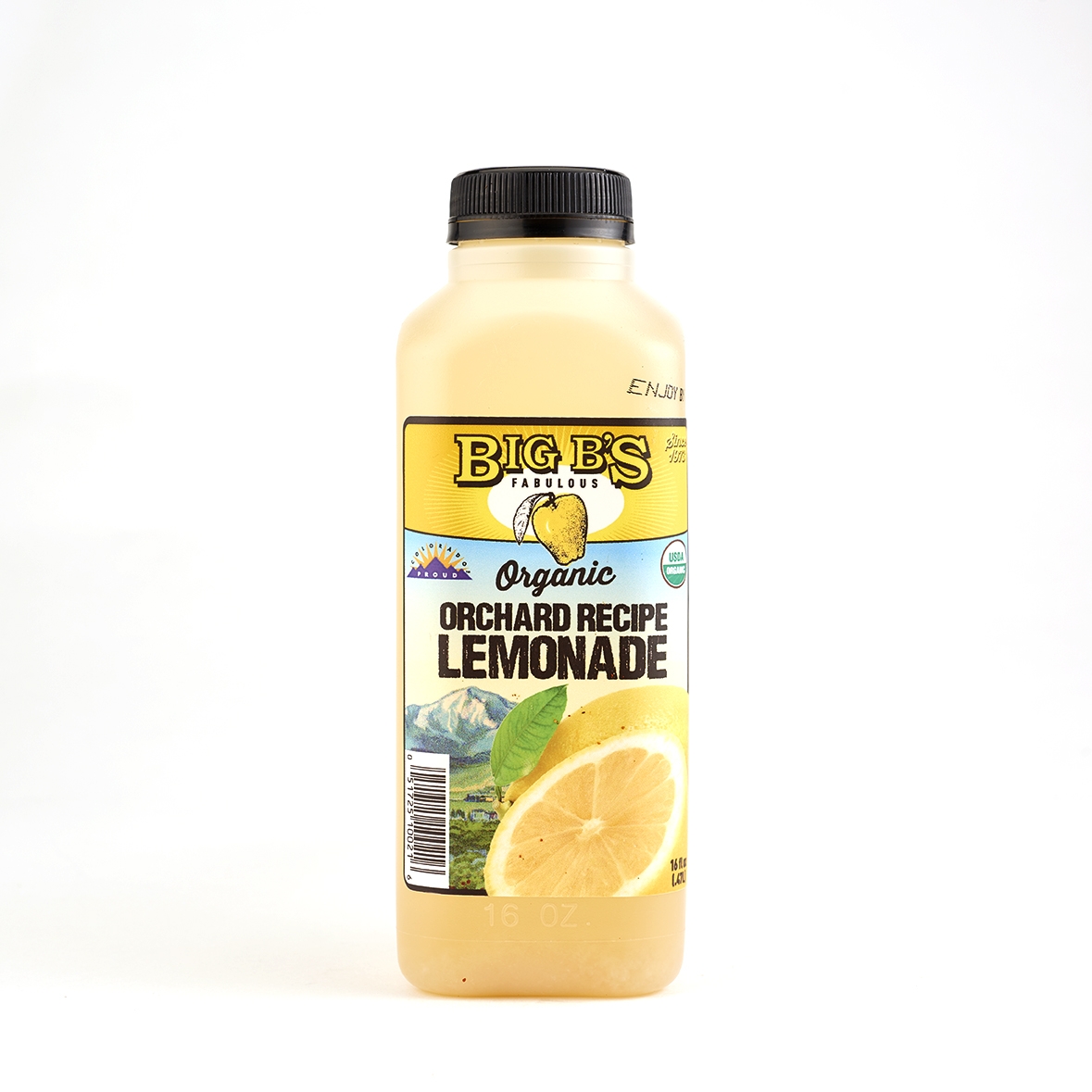 Big B's Organic Lemonade 16 Oz
