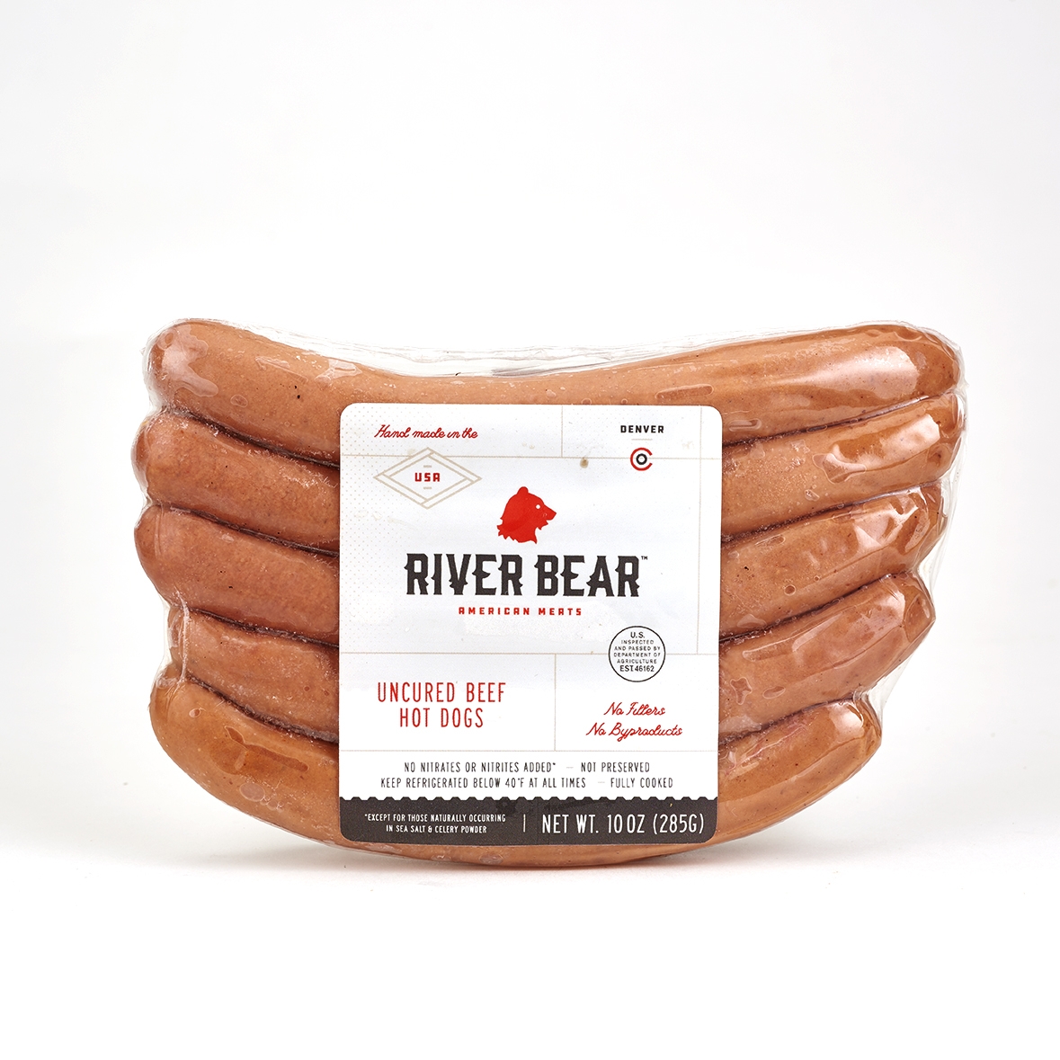 River Bear Beef Hot Dogs 10 Oz