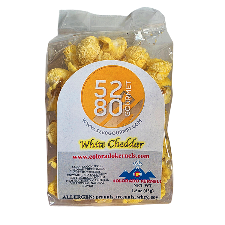White Cheddar Popcorn – Small Batch Colorado Crafted