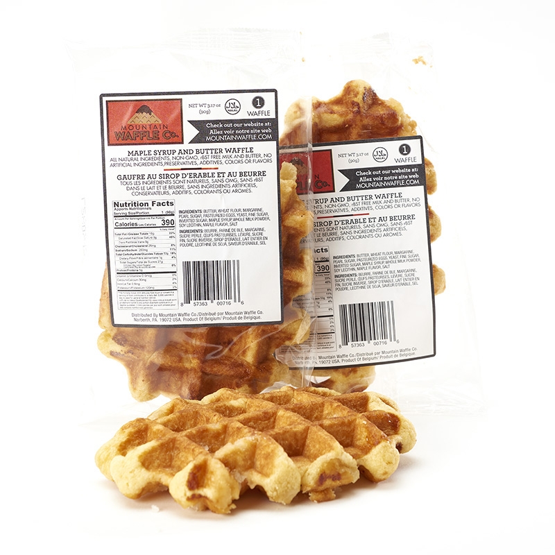 Belgium Waffles Liege with Pearl sugar