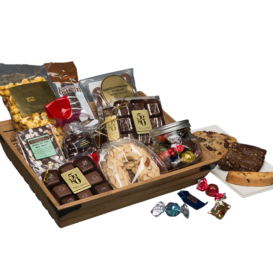 Large local Colorado Chocolate and Sweets novelty crate