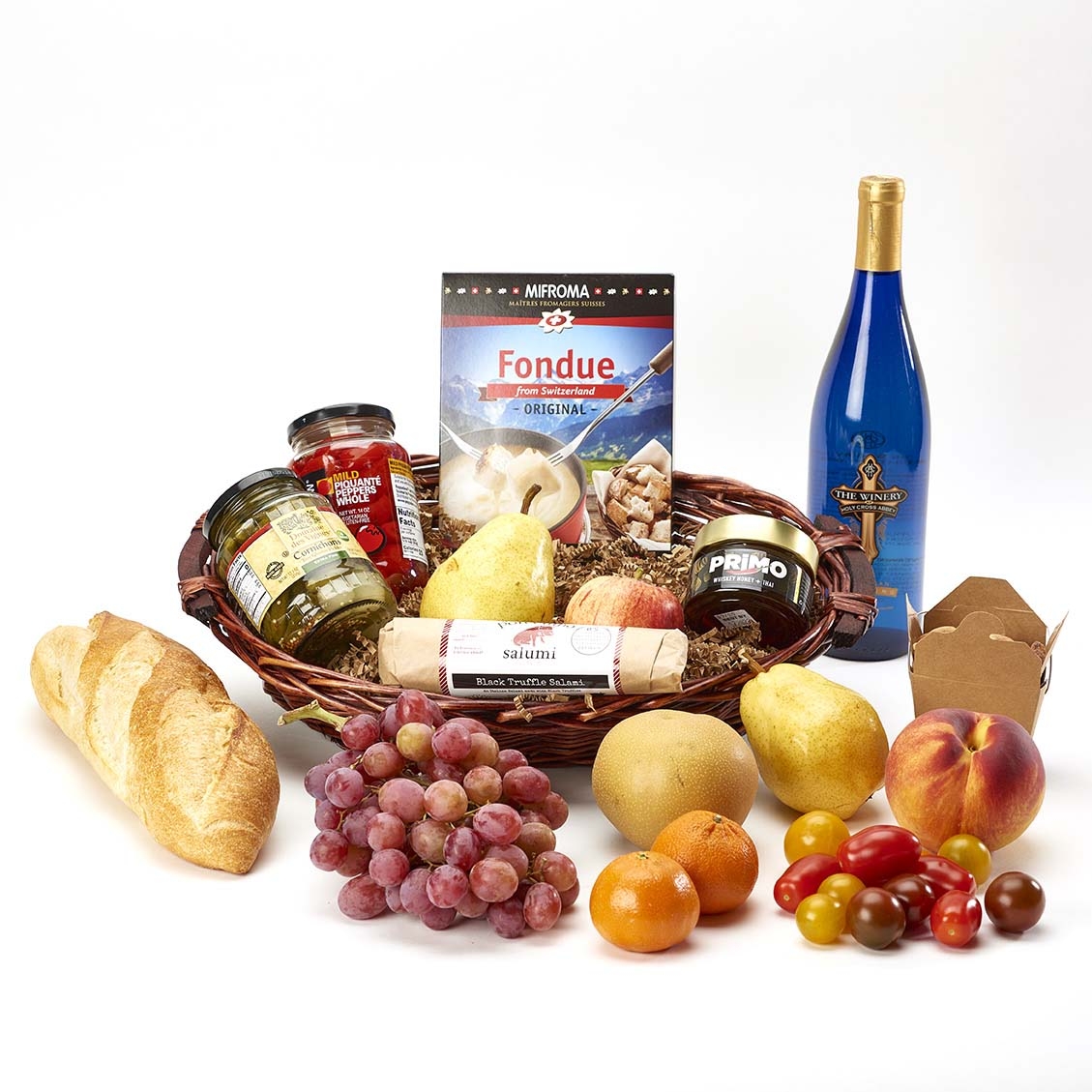 Swiss Cheese Fondue Basket