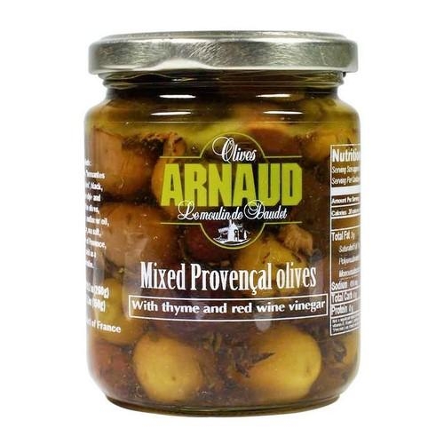 Arnaud Mixed Provencal Olives with Thyme 9.2 Oz