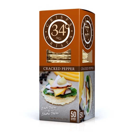 34 degrees Cracked Pepper Cracker 4.5 Oz