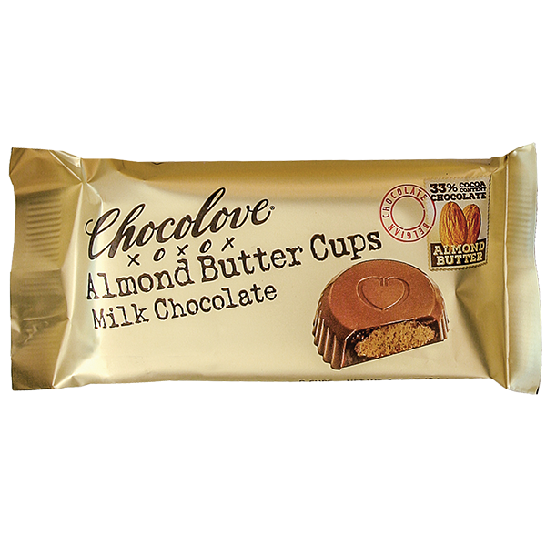 Chocolove almond Butter cups in Milk Chocolate LOCAL