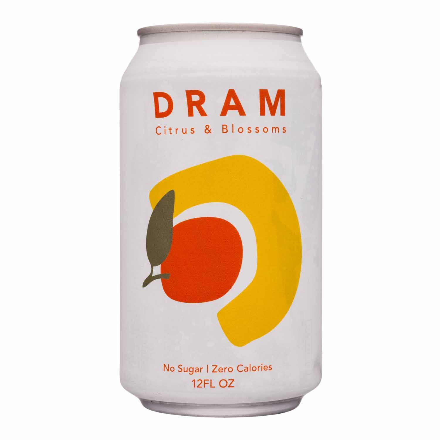 Dram Citrus & Blossoms Sparkling Water – 12oz Sugar-Free Botanical Drink