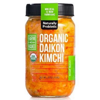 Farmhand Organic Spicy Daikon Kimchi 16 OZ