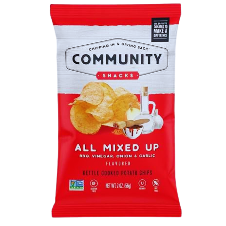 Community Chips All Mixed Up 2 OZ or 5 OZ ( BULK OR INDIVIDUAL )