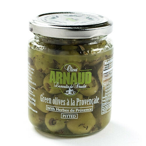 Arnaud green olives with herb de Provence 9.2 Oz