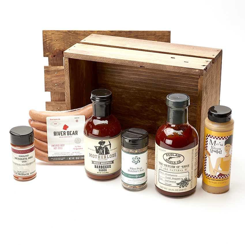 Recycled Wood Colorado Barbecue Crate
