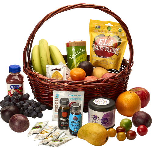 Large Wellness and Health food basket.Choose loose leaf Wellness Tea