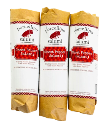 Il Porcellino Ghost pepper Salami 4.5 Oz -Limited Supply