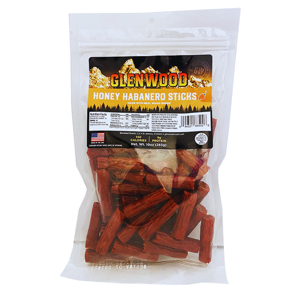 Glenwood Honey Habanero Meat Sticks – 10 oz