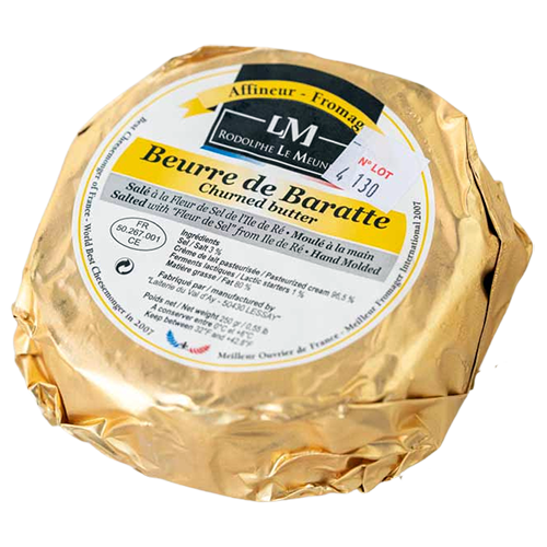 Rodolphe Le Meunier Beurre de Baratte French Butter 250 Grams