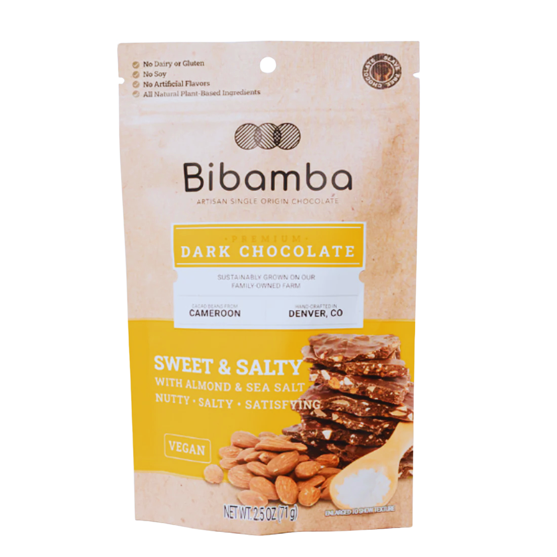 Bibamba Sweet and Salty Chocolate bark