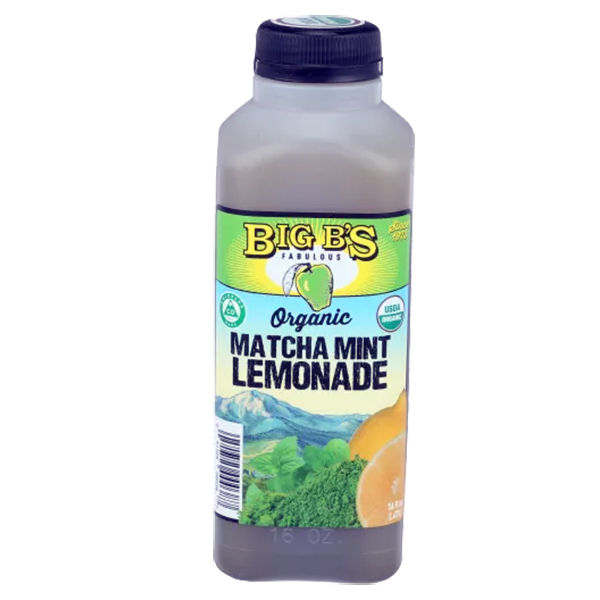 Big B's Organic Matcha Mint Lemonade 16 Oz
