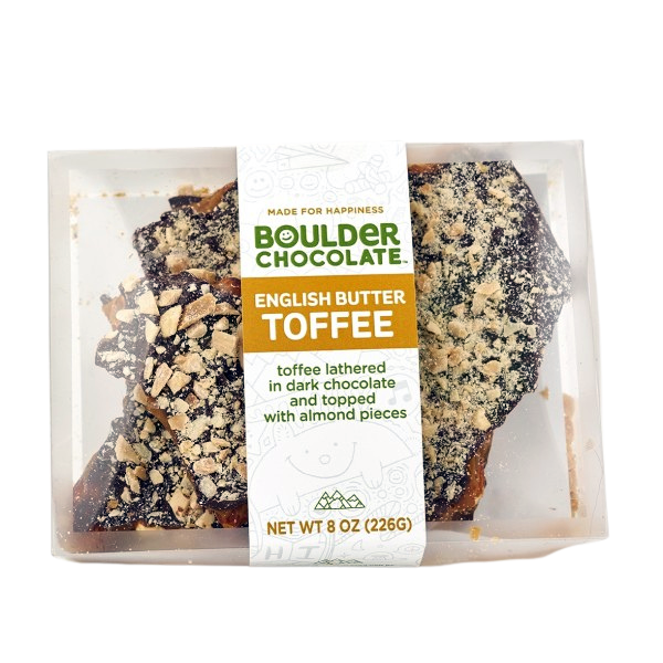 Boulder Chocolate English Butter Toffee 8 Oz
