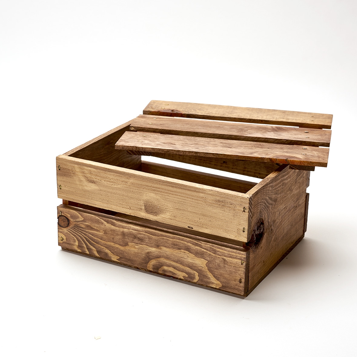 Hand Made Recycled Colorado wood Crate with lid