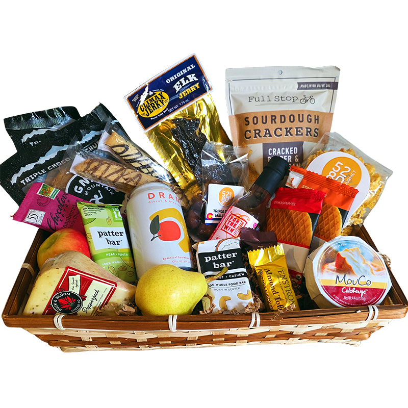 Large Colorado Bounty basket 100% Colorado Products.