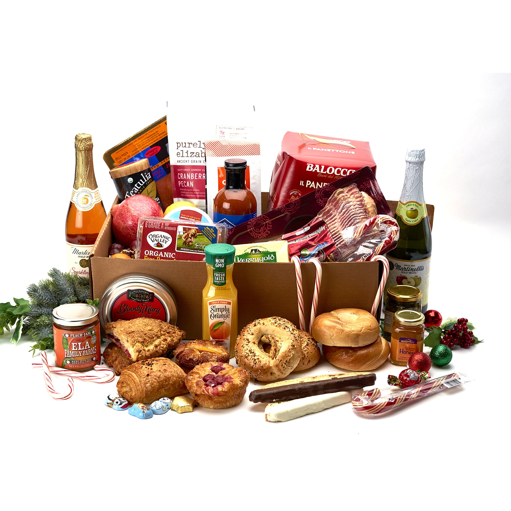 The large family or office Colorado Brunch Party Basket, seasonal decoration available