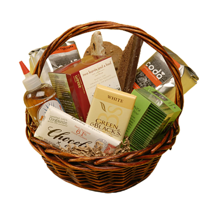 Organic Colorado Coffee, Chocolate and Tea Basket