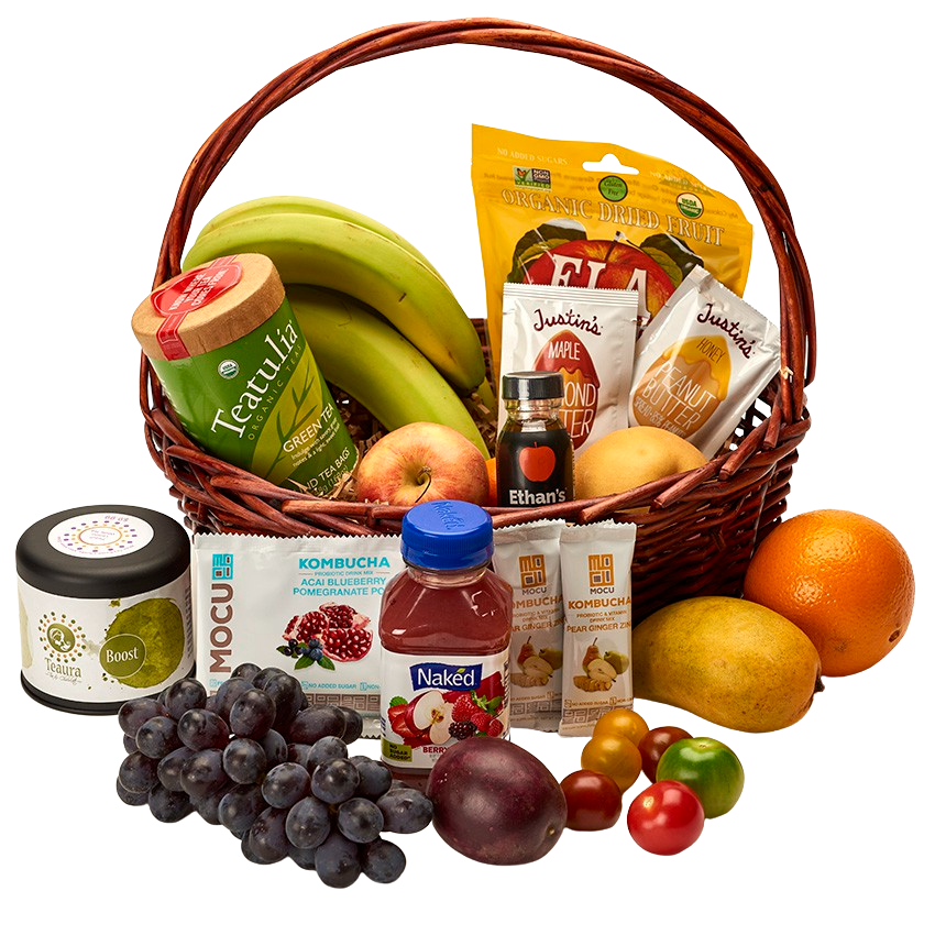 Personal Wellness and Health food basket.Choose loose leaf Wellness Tea