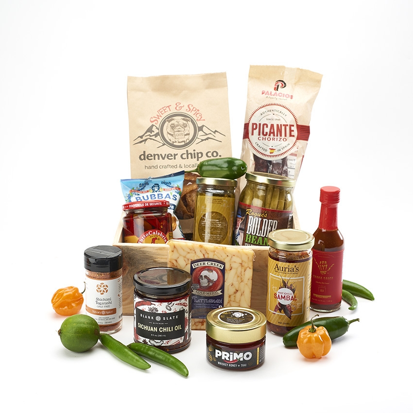 World of Hurt Hot Snack Crate with local items