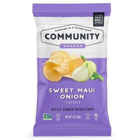 Community Chips – Maui onion 2 OZ or 5 OZ ( BULK OR INDIVIDUAL )