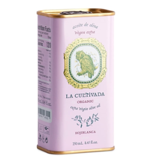 La Cultivada Organic Hojiblanca Extra Virgin Olive Oil 500 Ml