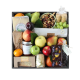 Local Cheese, nuts, Fruit , and accompaniments wooden gift crate