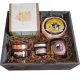 Colorado Gourmet Cheese Crate with Flouwer Crackers and Mostarda
