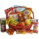 health and Wellness Gift Basket with Fresh Fruit and healthy snacks