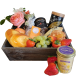 Denver Breakfast Crate with Flowers, Palisade Peach Jam and Honey Butter