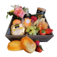 Denver Breakfast Crate with Flowers, Palisade Peach Jam and French Butter