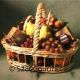 Certified Organic Fruit  and Chocolate basket