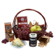 Stilton Cheese and Pear with accompaniments gift Basket