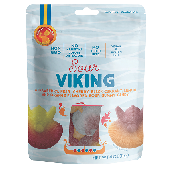 Candy People Non GMO Gelatin Free Gummie Kicks 4 Oz