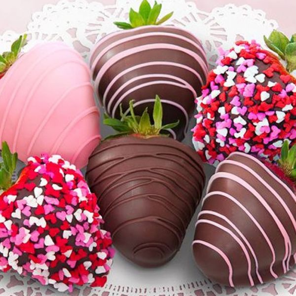 Valentine chocolate covered strawberries sale