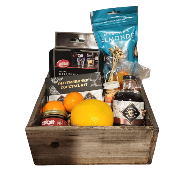 Large Old Fashioned Gift Crate, Just add Booze LOCAL Products