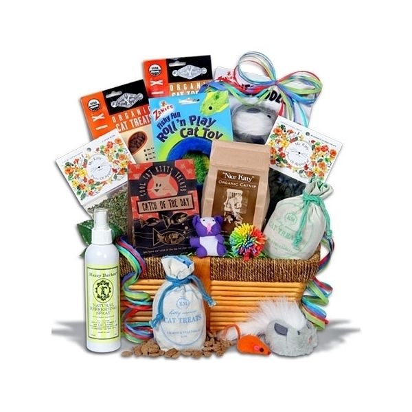 Cat best sale gift basket