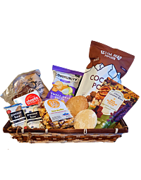 Colorado Gluten-Free Gift Basket filled with gourmet Colorado snacks and sweets