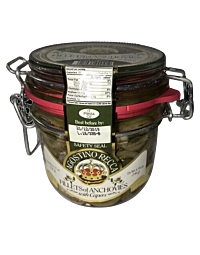 Agostino Recca Anchovies with capers 230 Grams