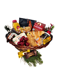 Colorado Christmas Breakfast sweets basket with Colorado Apple Butter and Colorado Peach preserve